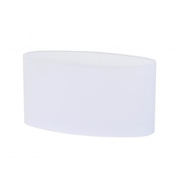 Biały abażur do lampy stołowej w stylu glamour POLLY  60 x 26 cm